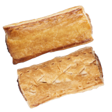 Saucijzenbroodje of vegan saucijzenbroodje